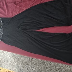 Black Wide-Leg Pants